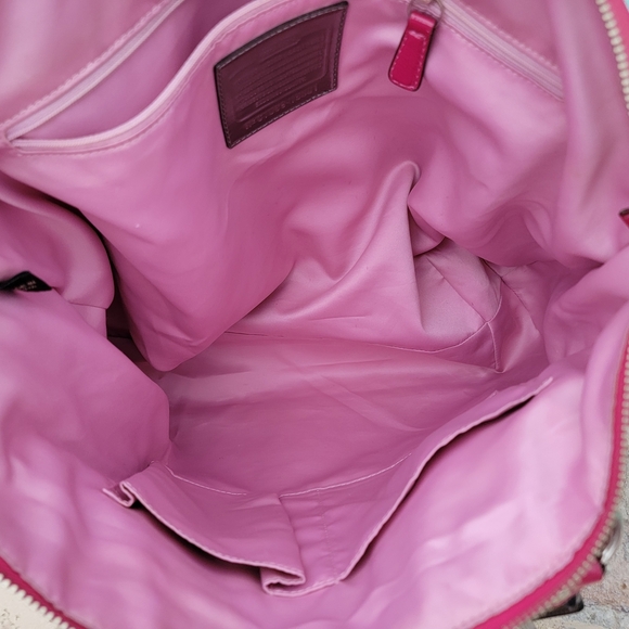 Coach Poppy Storypatch Hot Pink Glam Limited Edition Tote - Picture 11 of 15